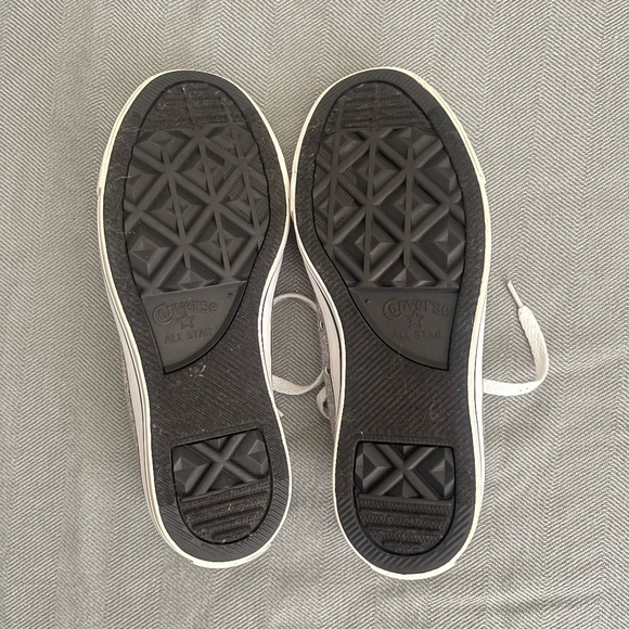 Converse All Star Canvas women's Silver size 7 (24 cm) low top - Picture 7 of 8